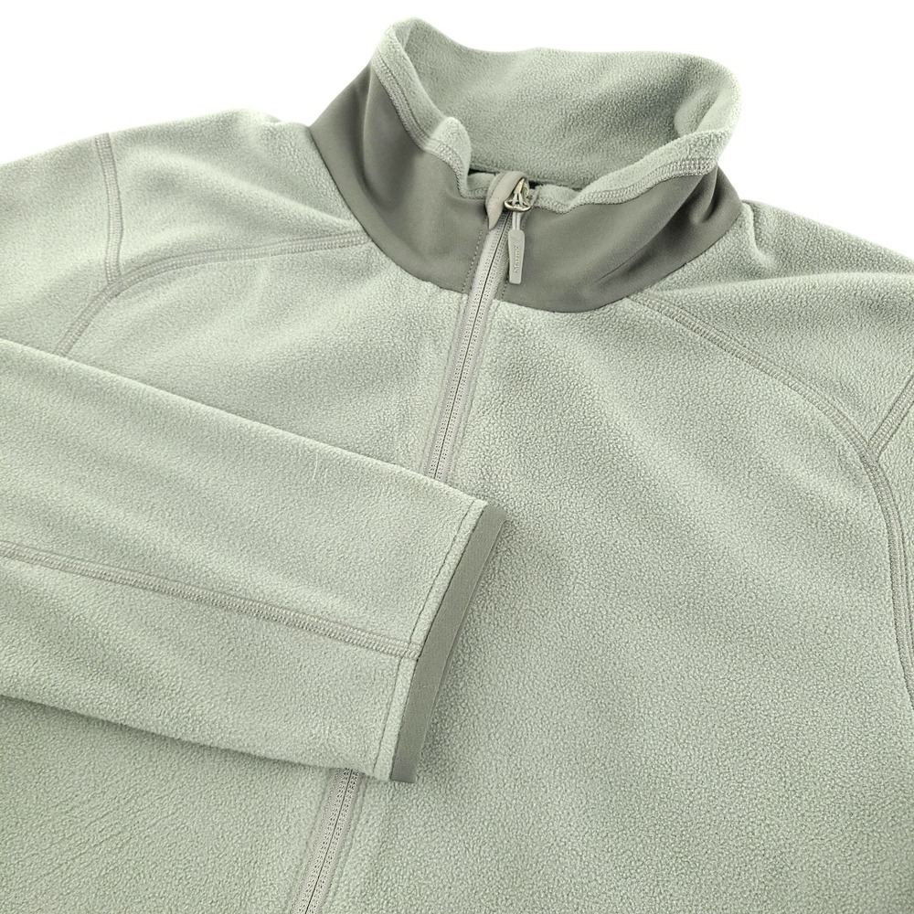 Marmot Reactor Polartec Jacket Mens L Green Fleece Full Zip‎ Stand Collar Hiking